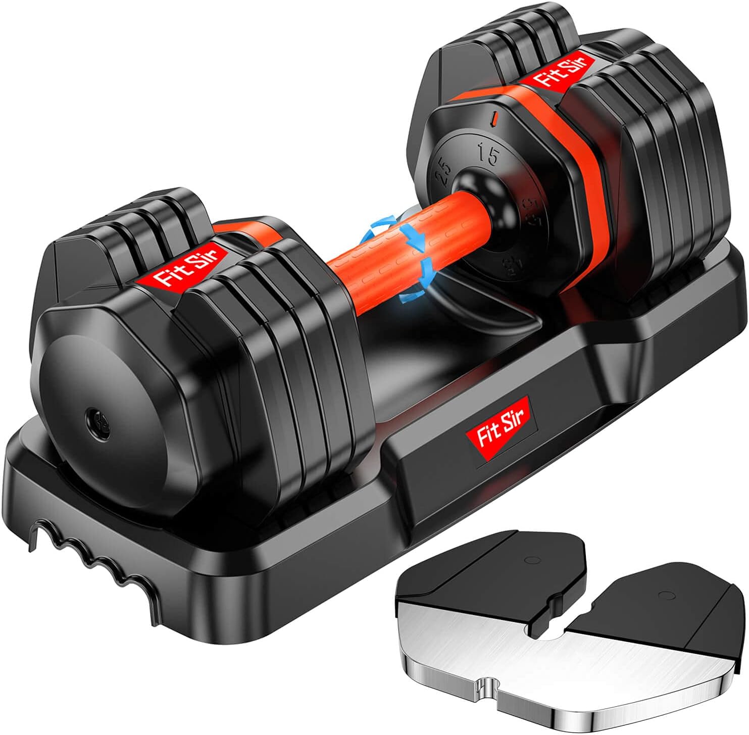 Adjustable Dumbbell 55 Lb Dumbbell: 15~55Lb Dumbbell Adjustable Weight Set Adjustable Dumbbell Exercise Fitness Dumbbell for Women Man Workout