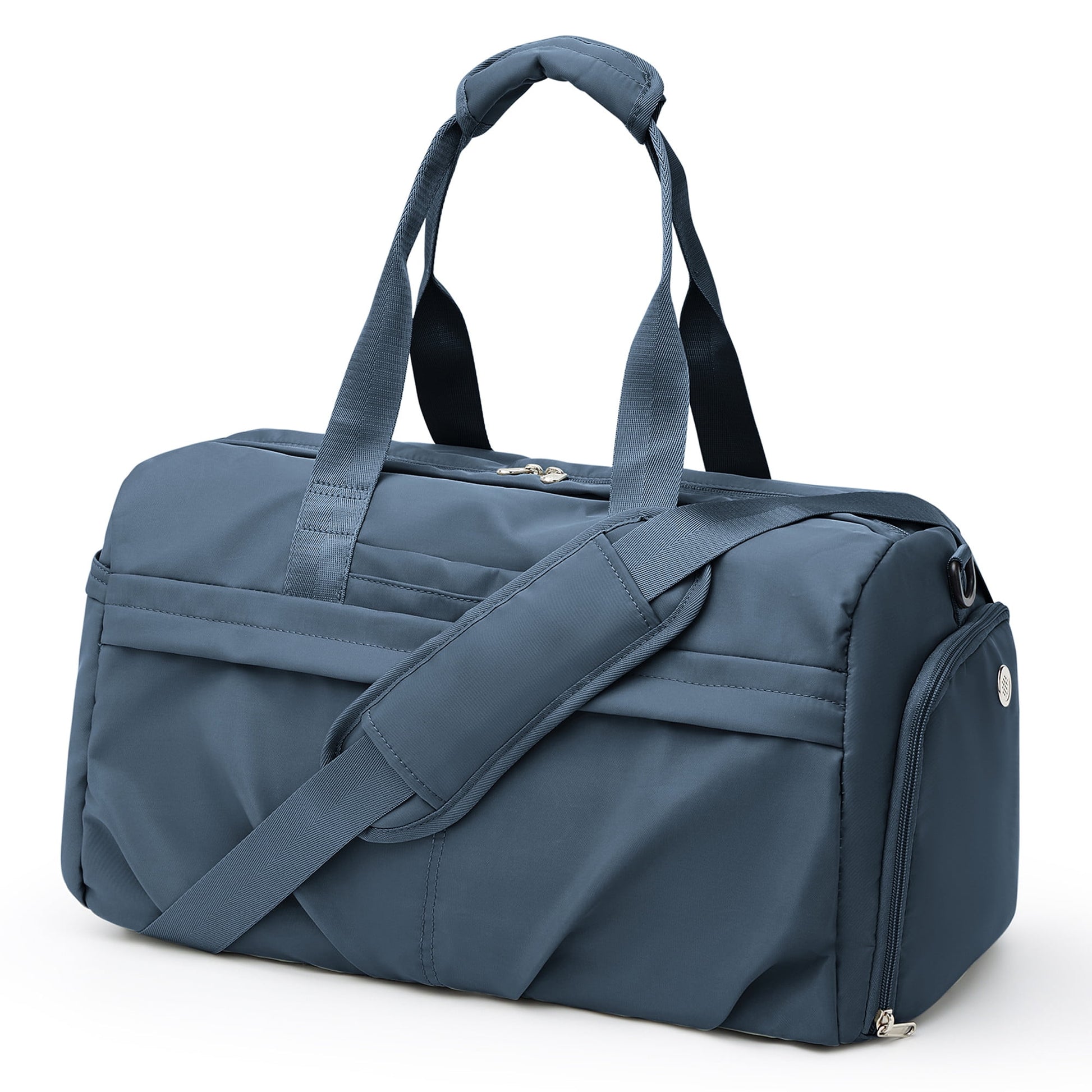 Sport Duffel Bag, Gym Bag with Shoes Compartment and Wet Pocket,Travel Duffel Bag for Man and Women,Sport Gym Tote Bags for Swimming Yoga, Weekend Overnight Bag Carry on Bag Black