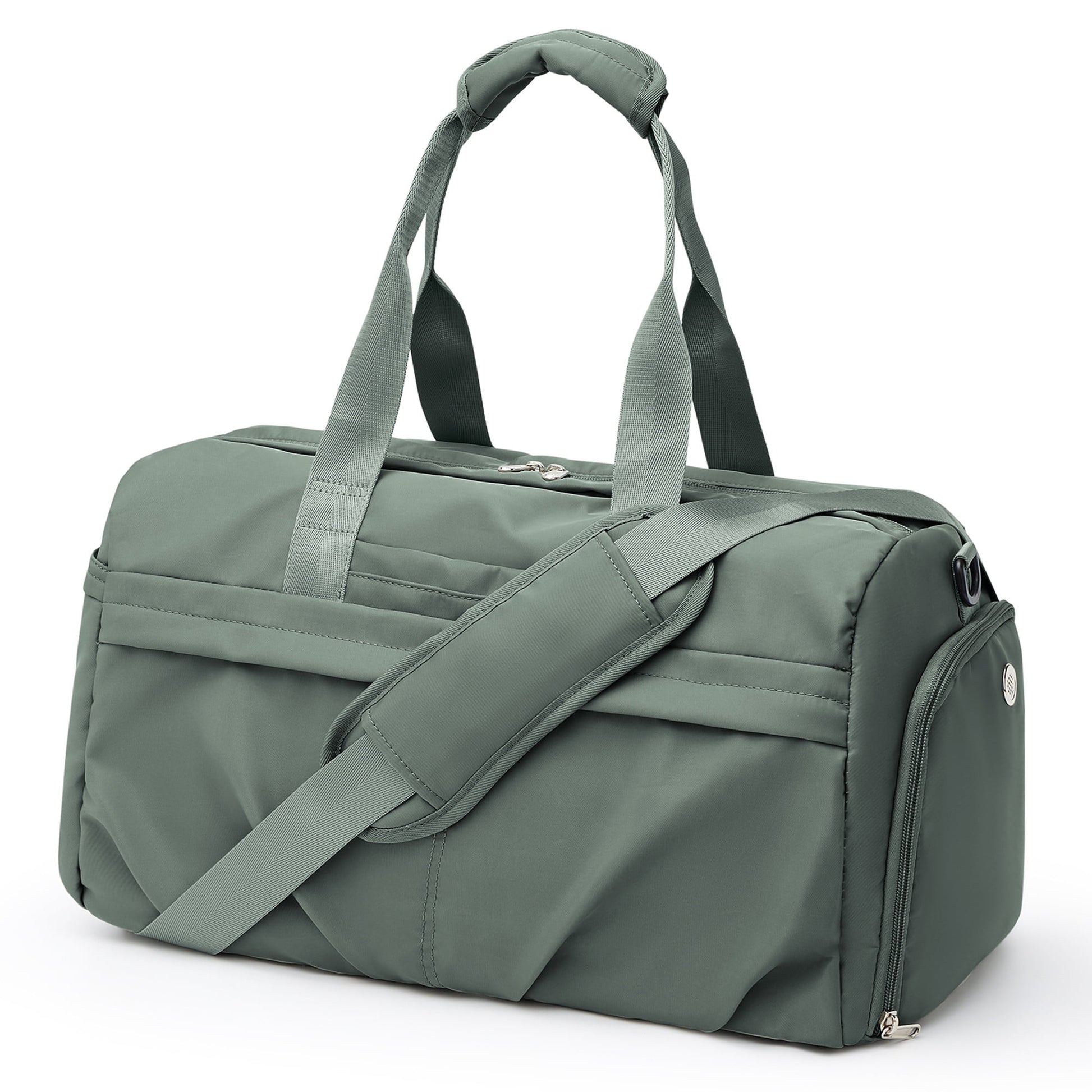 Sport Duffel Bag, Gym Bag with Shoes Compartment and Wet Pocket,Travel Duffel Bag for Man and Women,Sport Gym Tote Bags for Swimming Yoga, Weekend Overnight Bag Carry on Bag Black
