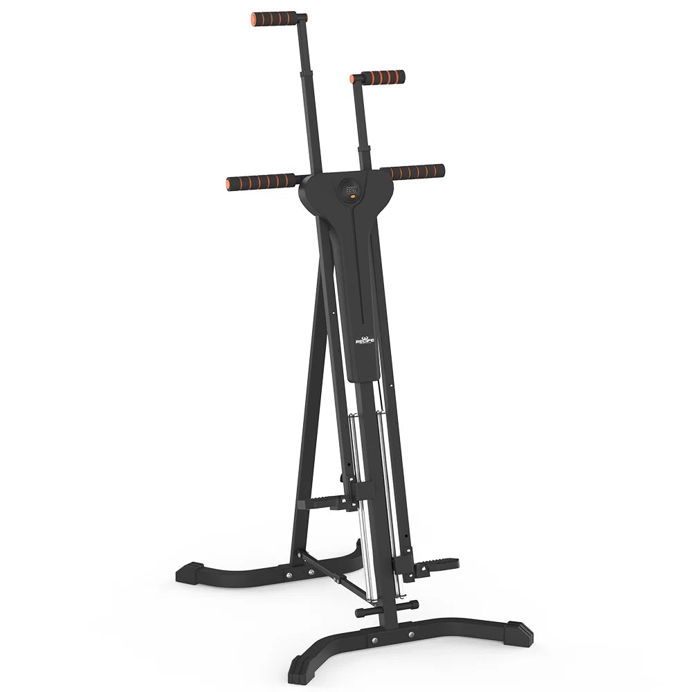 Vertical Climber Exercise Machine for Home Gym with LCD Display 5 Levels Adjustable