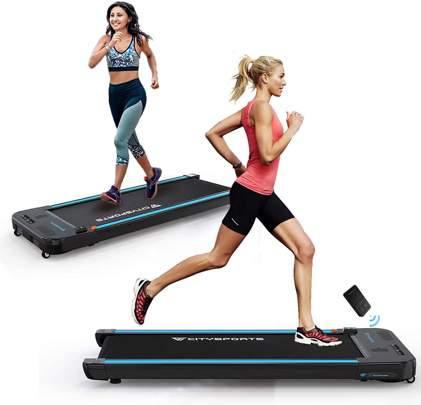 Treadmills for Home,  Walking Pad Treadmill with Audio Speakers, Slim & Portable